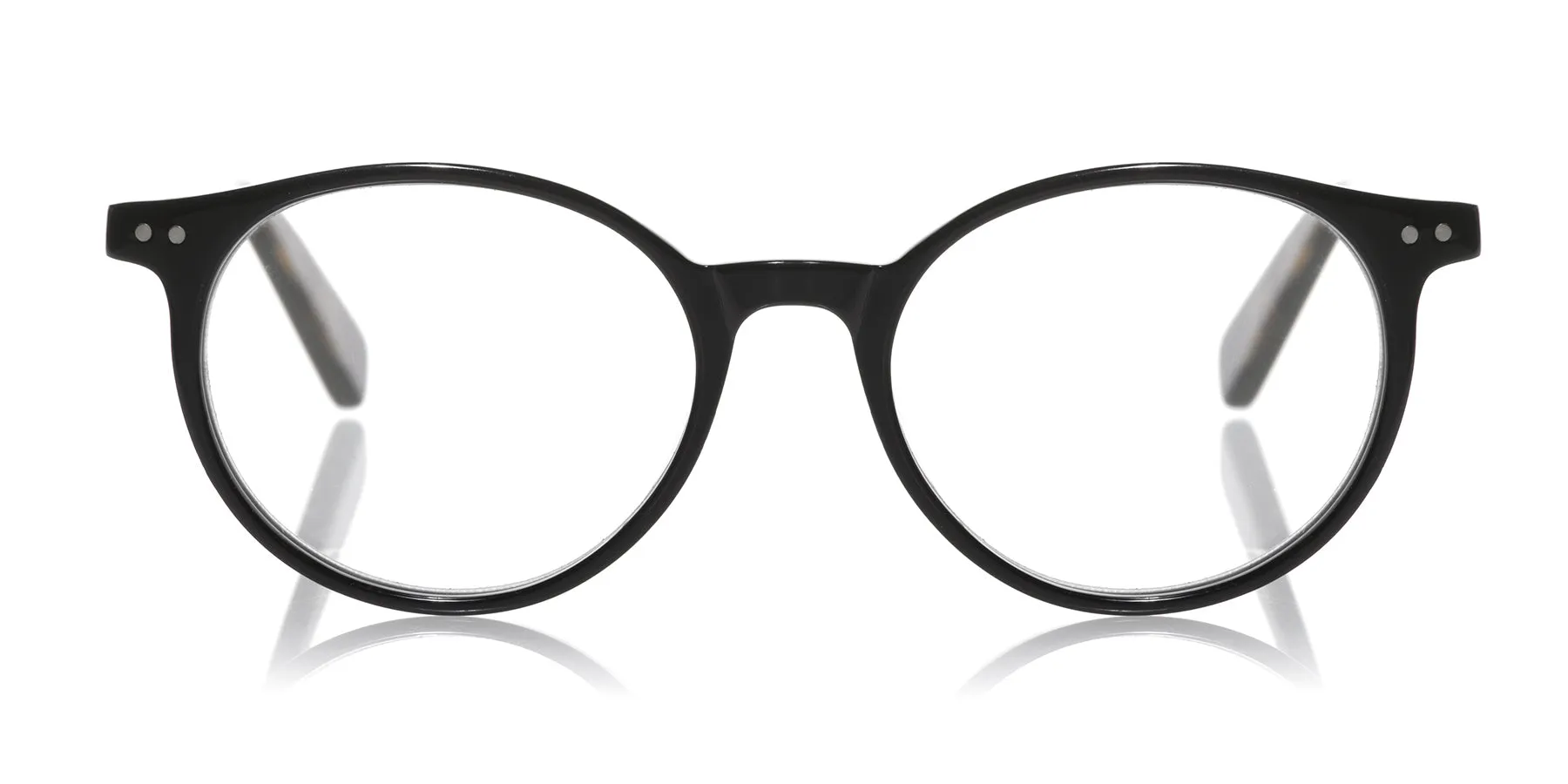 Case Closed Average Color 07 - Black & Horn Front and Temples