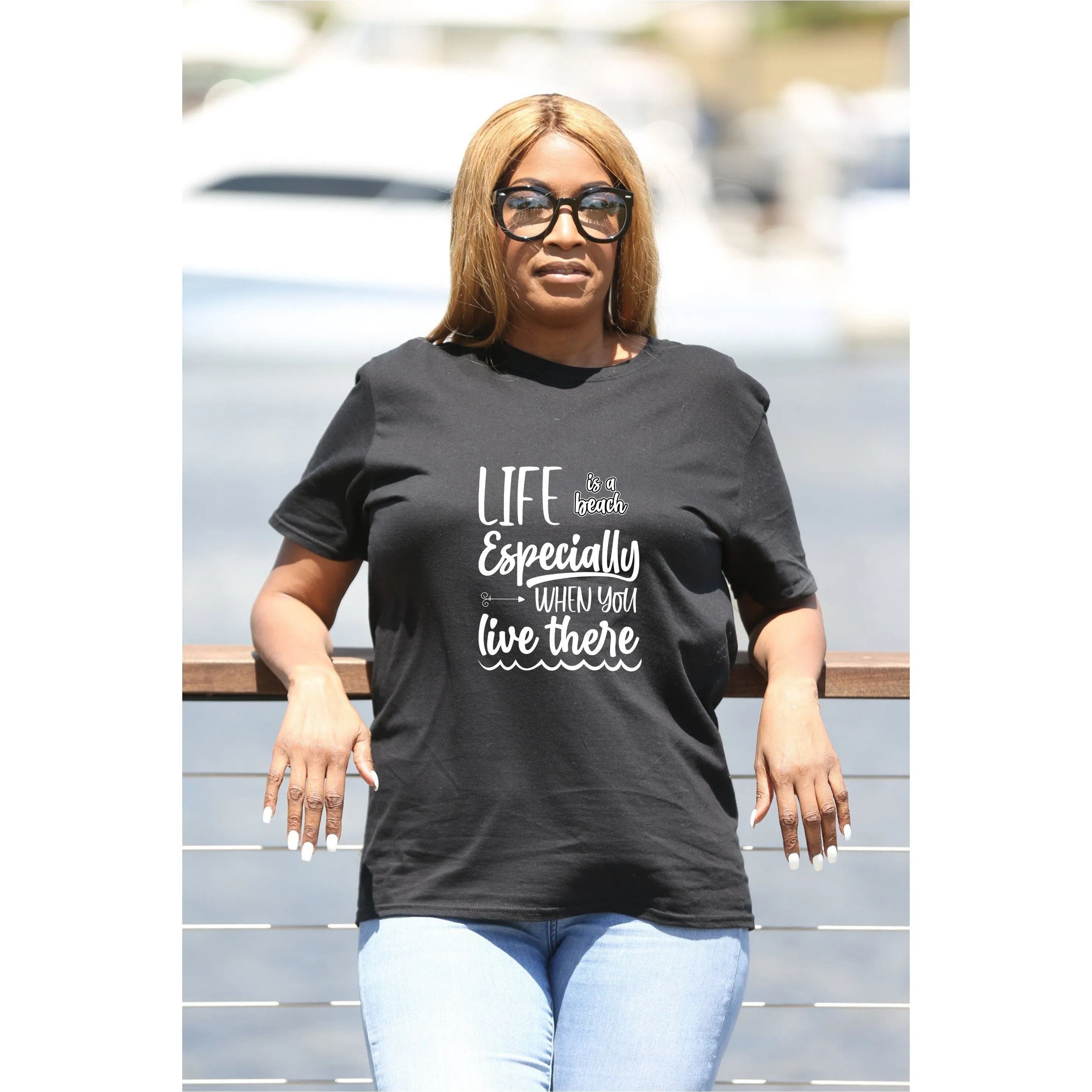 Life Is a Beach Especially When You Live There Unisex T-Shirt