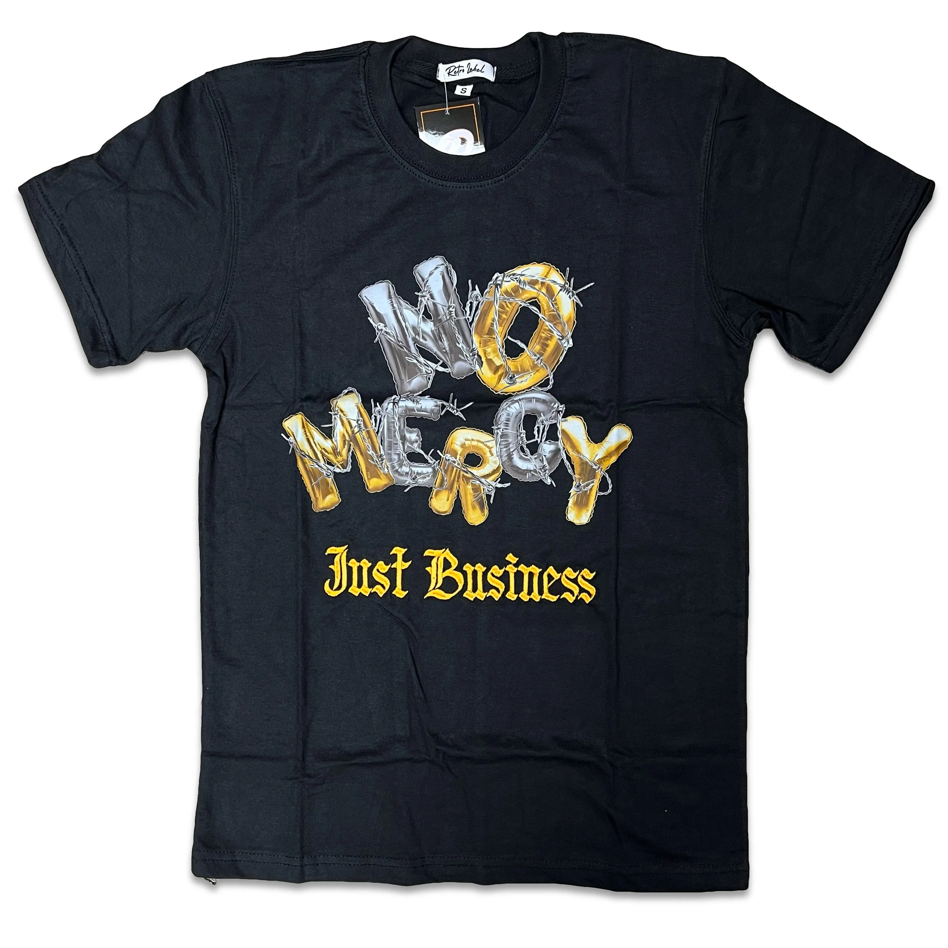 RETRO LABEL No Mercy SHIRT (RETRO 1 High OG Taxi)