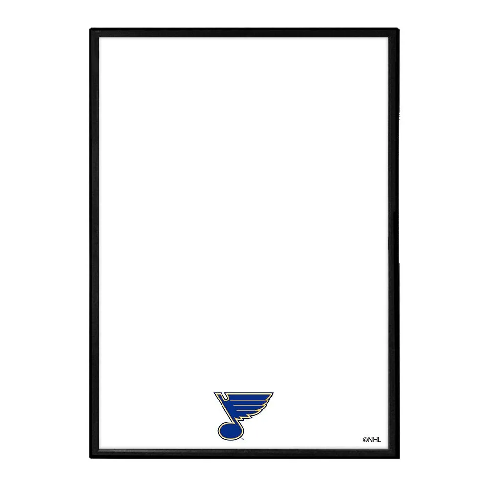 St. Louis Blues: Framed Dry Erase Board