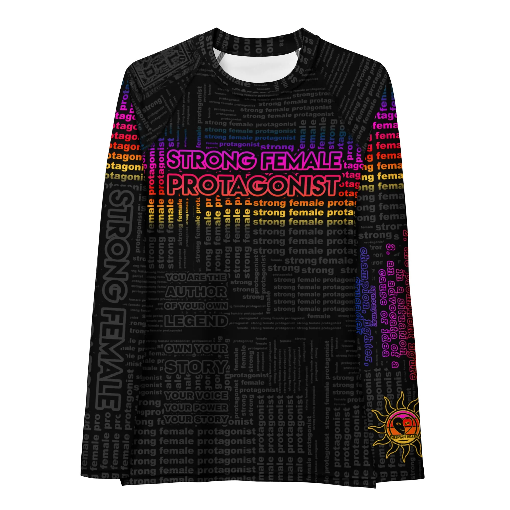 Strong Female Protagonist Dark Sunset Option - Women's Rash Guard