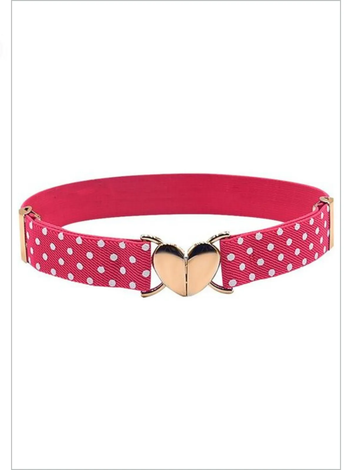Sweet Style Heart Elastic Waist Belt